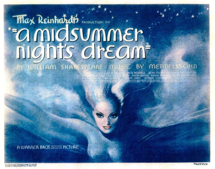 NOMINEE  BEST PICTURE 1935 A MIDSUMMER NIGHT'S DREAM