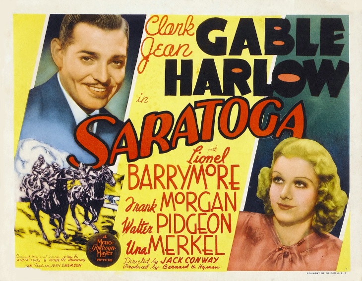 #9 MOVIE AT THE BOX OFFI CE 1937 SARATOGA